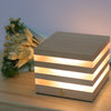 Wooden Rechargeable LED Night Light Nordic Girl Heart