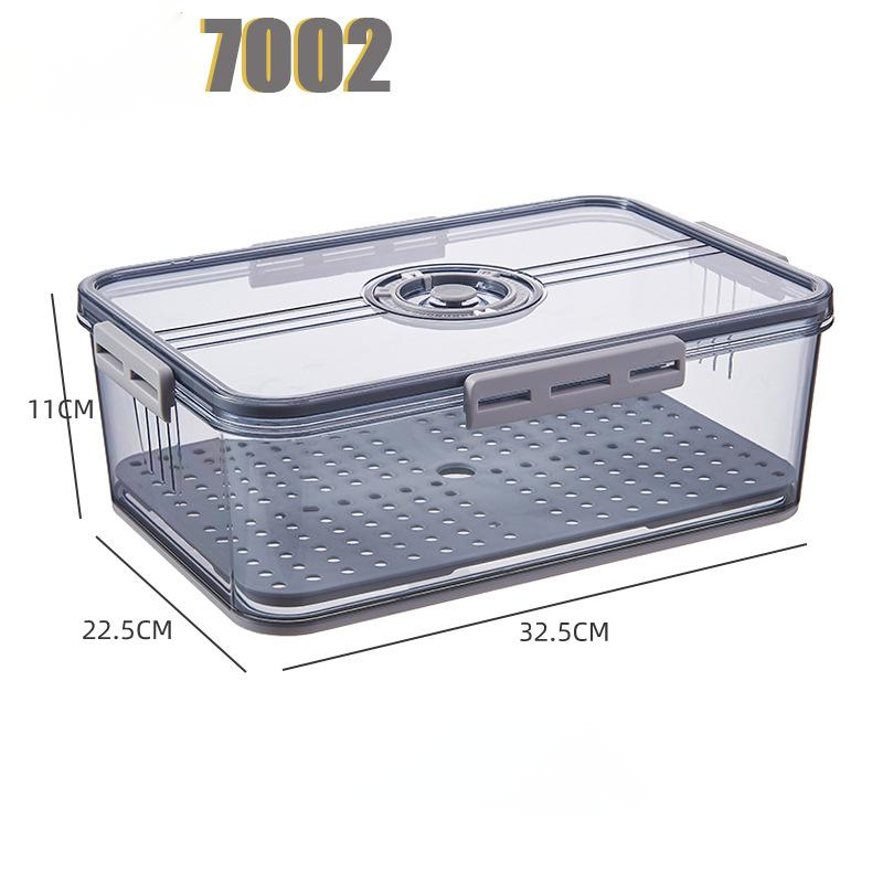 Refrigerator Transparent Food Grade PET Plastic Storage Box