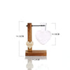 Love Heart Shape Clear Flower Vase