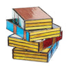 Stained Resin Stacked Books Lamp