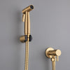 Antique Brushed Gold Douche Kit Hand Held Bidet Sprayer