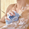 Portable Polygonal Silicone Bath Massage Brush