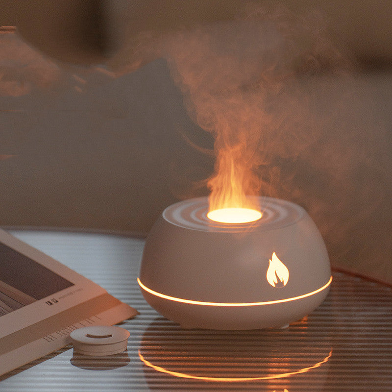 7 Colors Flame Humidifier Aromatherapy Diffuser