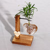 Love Heart Shape Clear Flower Vase