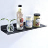 Black Non-Perforated Bathroom Shelf