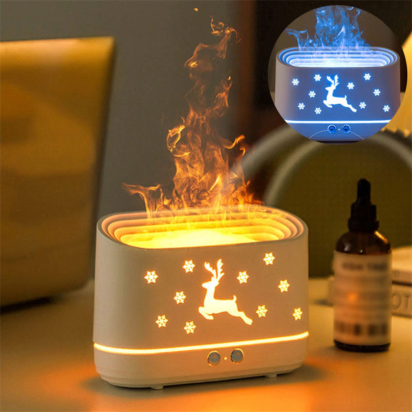 USB Flame Humidifier Diffuser Home Decorations