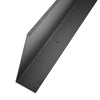 Black Non-Perforated Bathroom Shelf