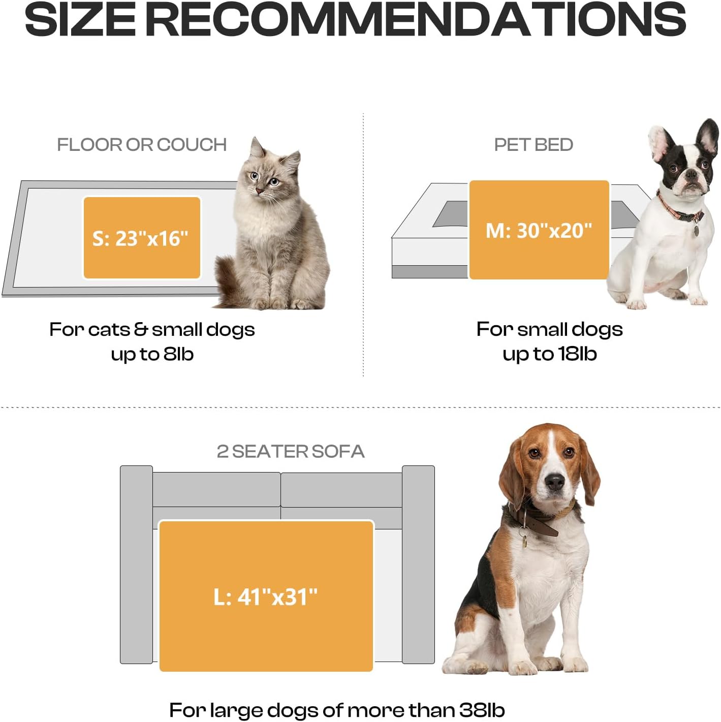 Luciphia Soft Fleece Pet Blanket (23×16 in)