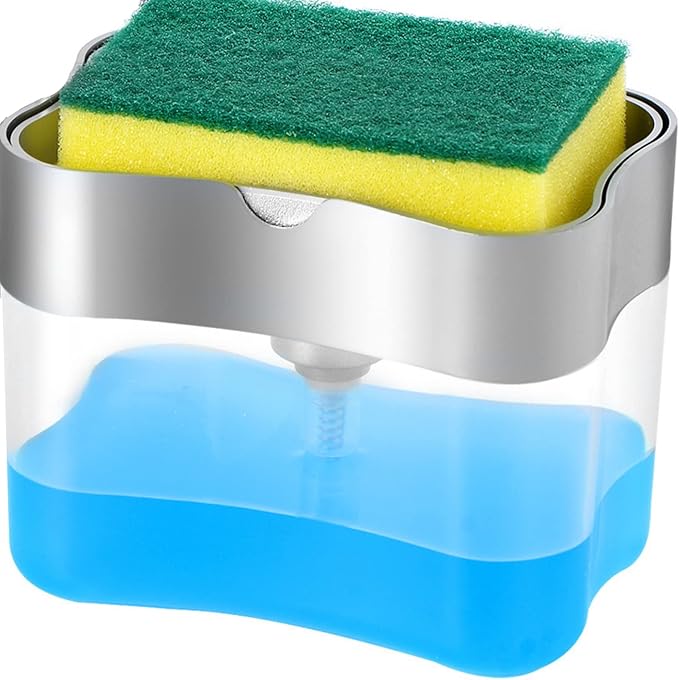 2026 Premium Kitchen Soap Dispenser – 13oz (Sponge Included)