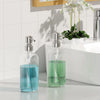 Clear Soap Dispenser with Rust-Proof Pump – 16oz (2 Pack)