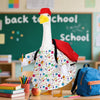 AZYM Back to School Porch Goose Outfit – 4-Piece Set for 23″ Yard Statue