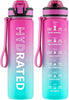 QLUR 32oz BPA Free LeakProof Water Bottle With Straw
