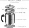 Jtshy Bacon Grease Container with Strainer – 1.3L