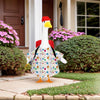 AZYM Back to School Porch Goose Outfit – 4-Piece Set for 23″ Yard Statue