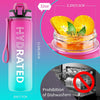 QLUR 32oz BPA Free LeakProof Water Bottle With Straw