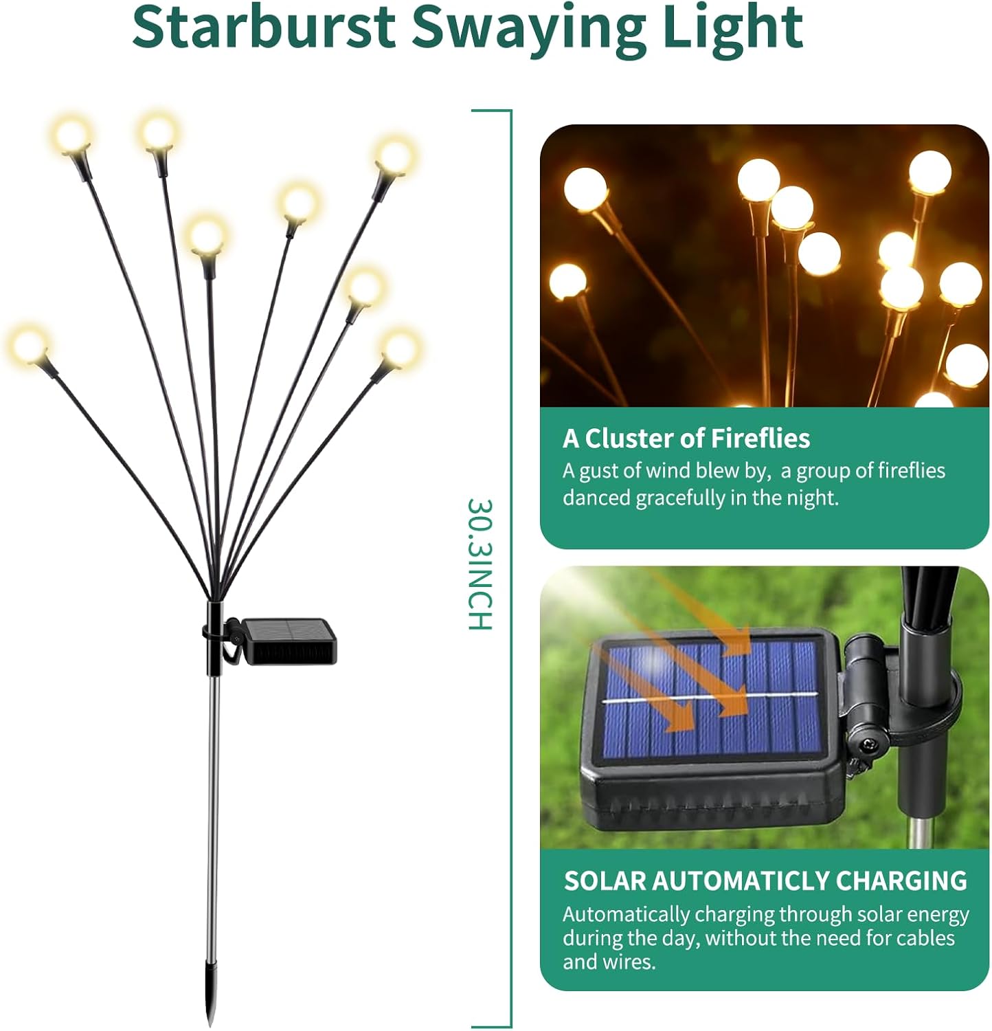 Solar LED Garden Lights