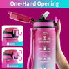 QLUR 32oz BPA Free LeakProof Water Bottle With Straw