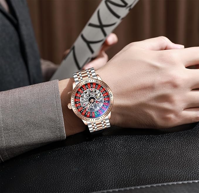 Roulette Dial Fashion Watch