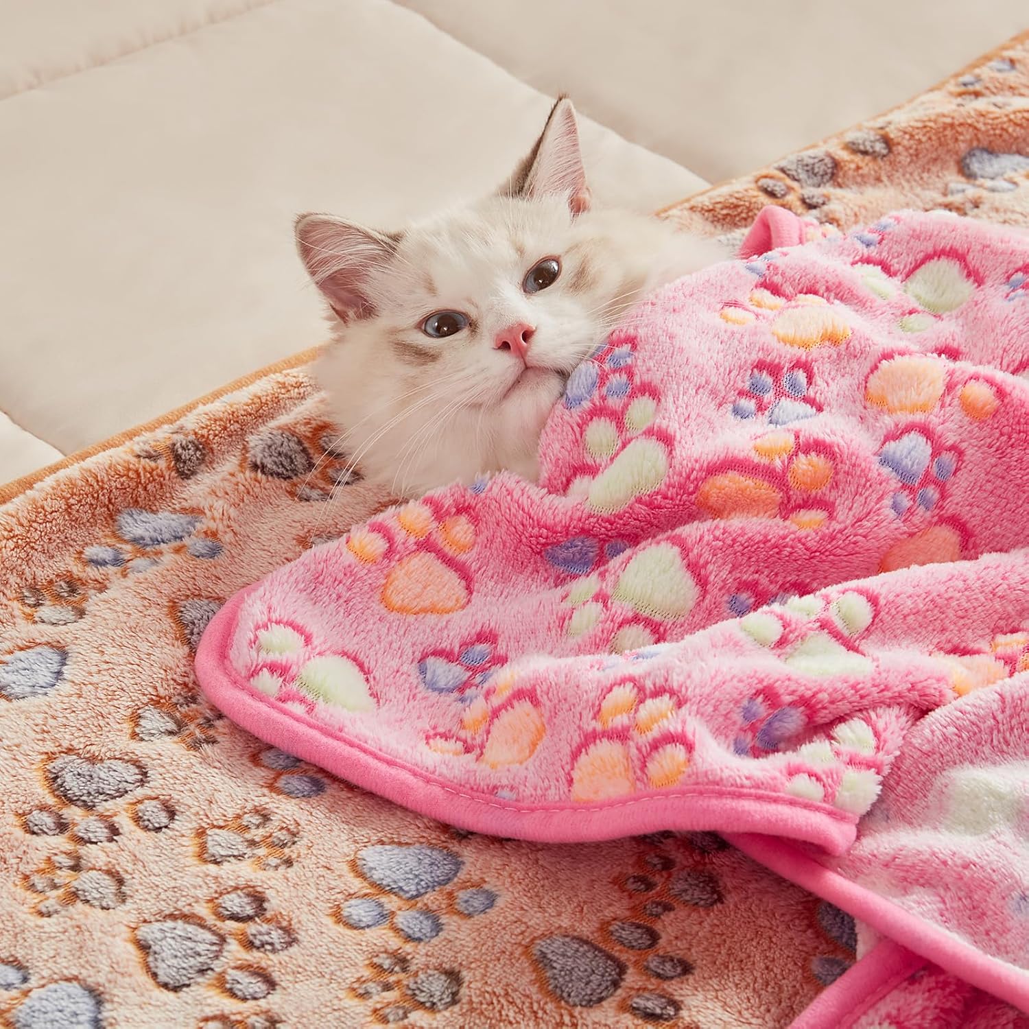 Luciphia Soft Fleece Pet Blanket (23×16 in)