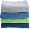 4-Pack Cooling Microfiber Towels – 40×12 in, Multicolor