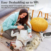 Dipoo Self-Cleaning Pet Shedding Brush for Dogs & Cats (Black)