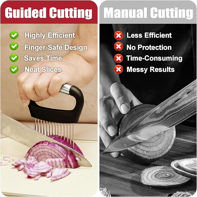 Furneet Onion & Vegetable Slicer with Protective Cover