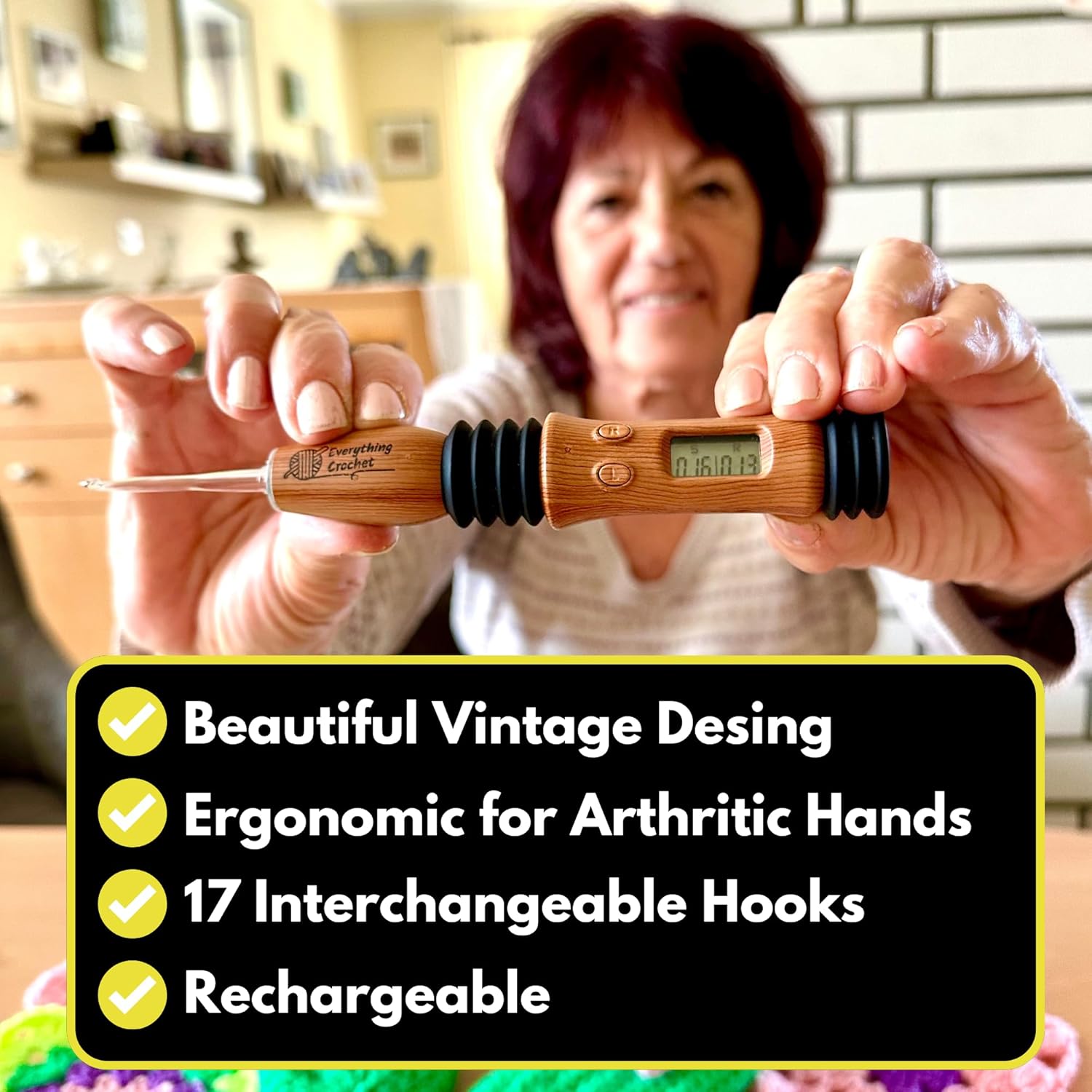 Vintage Handmade Crochet Set