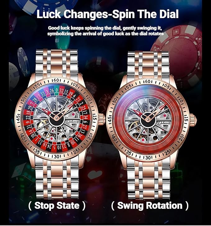 Roulette Dial Fashion Watch