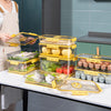Refrigerator Transparent Food Grade PET Plastic Storage Box