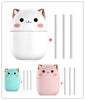 USB Cute Cat Air Humidifier With Led Cool Mist Spray