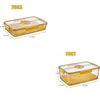 Refrigerator Transparent Food Grade PET Plastic Storage Box