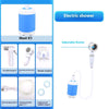 Portable Electric Shower Gadgets Waterproof 5000mAh Rechargeable Battery