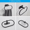 Single Bar Towel Rack Bathroom Hook Set