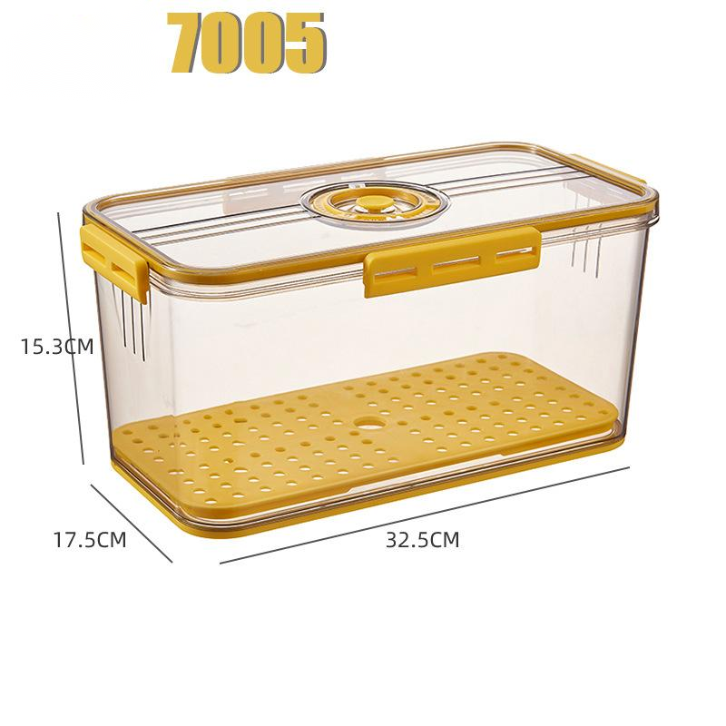 Refrigerator Transparent Food Grade PET Plastic Storage Box