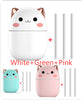 USB Cute Cat Air Humidifier With Led Cool Mist Spray