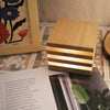 Wooden Rechargeable LED Night Light Nordic Girl Heart