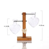 Love Heart Shape Clear Flower Vase
