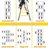 GHB Pro Agility Training Ladder – 12 Rung, 20ft, Carry Bag Included