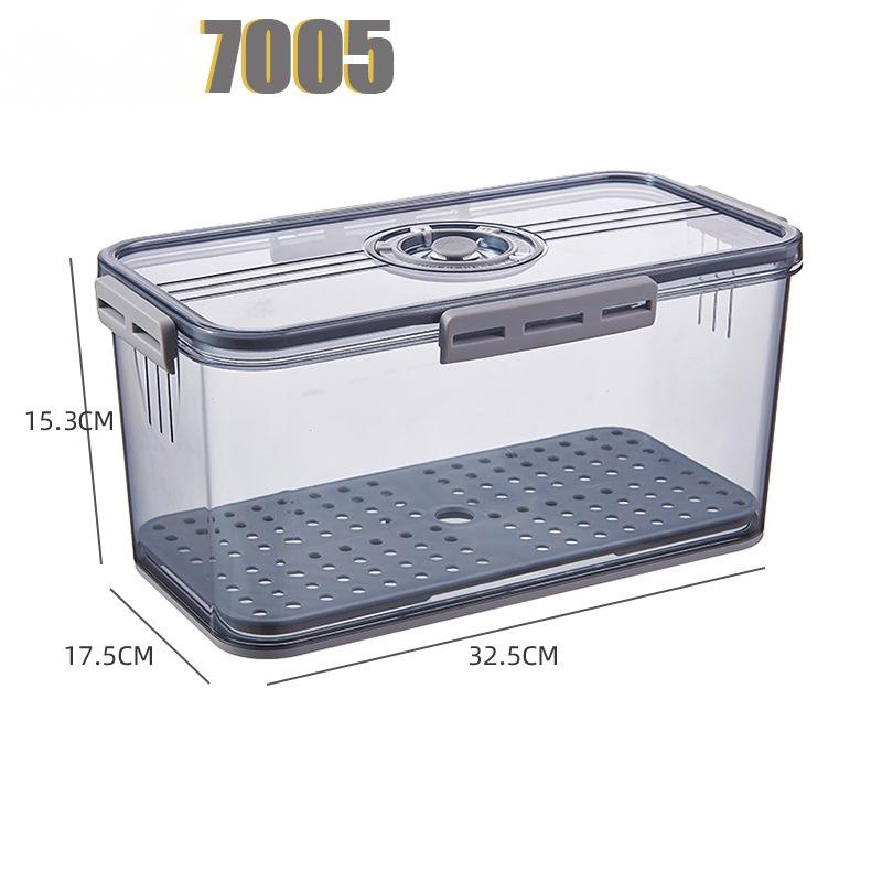 Refrigerator Transparent Food Grade PET Plastic Storage Box
