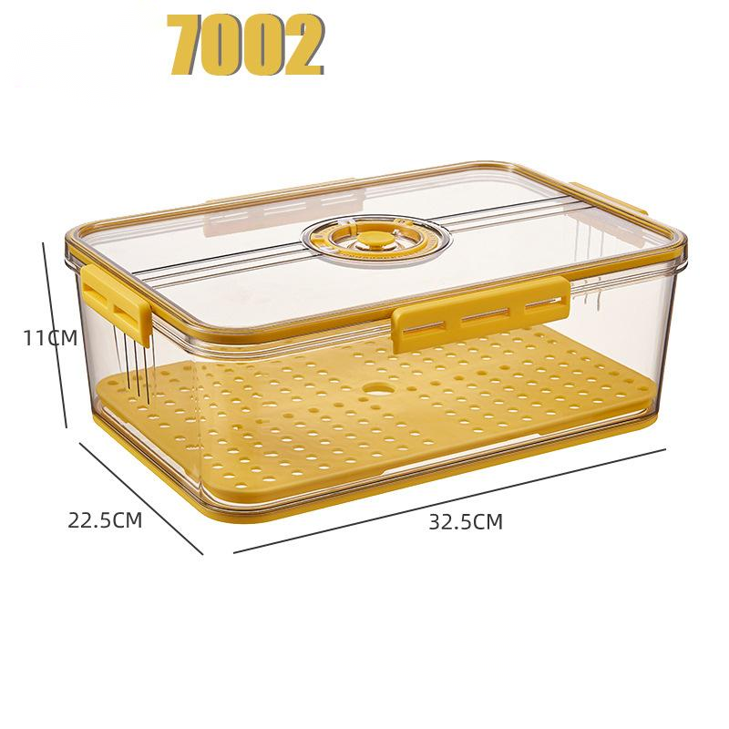 Refrigerator Transparent Food Grade PET Plastic Storage Box