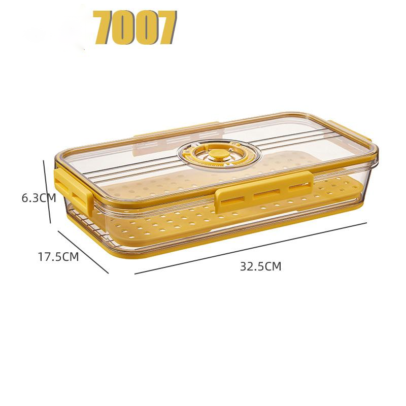 Refrigerator Transparent Food Grade PET Plastic Storage Box