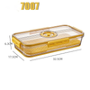 Refrigerator Transparent Food Grade PET Plastic Storage Box