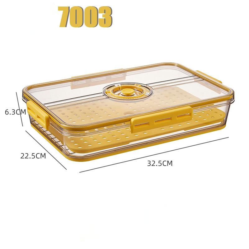 Refrigerator Transparent Food Grade PET Plastic Storage Box