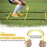GHB Pro Agility Training Ladder – 12 Rung, 20ft, Carry Bag Included