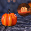 Pumpkin Lantern LED Candle Lamp Resin Luminous