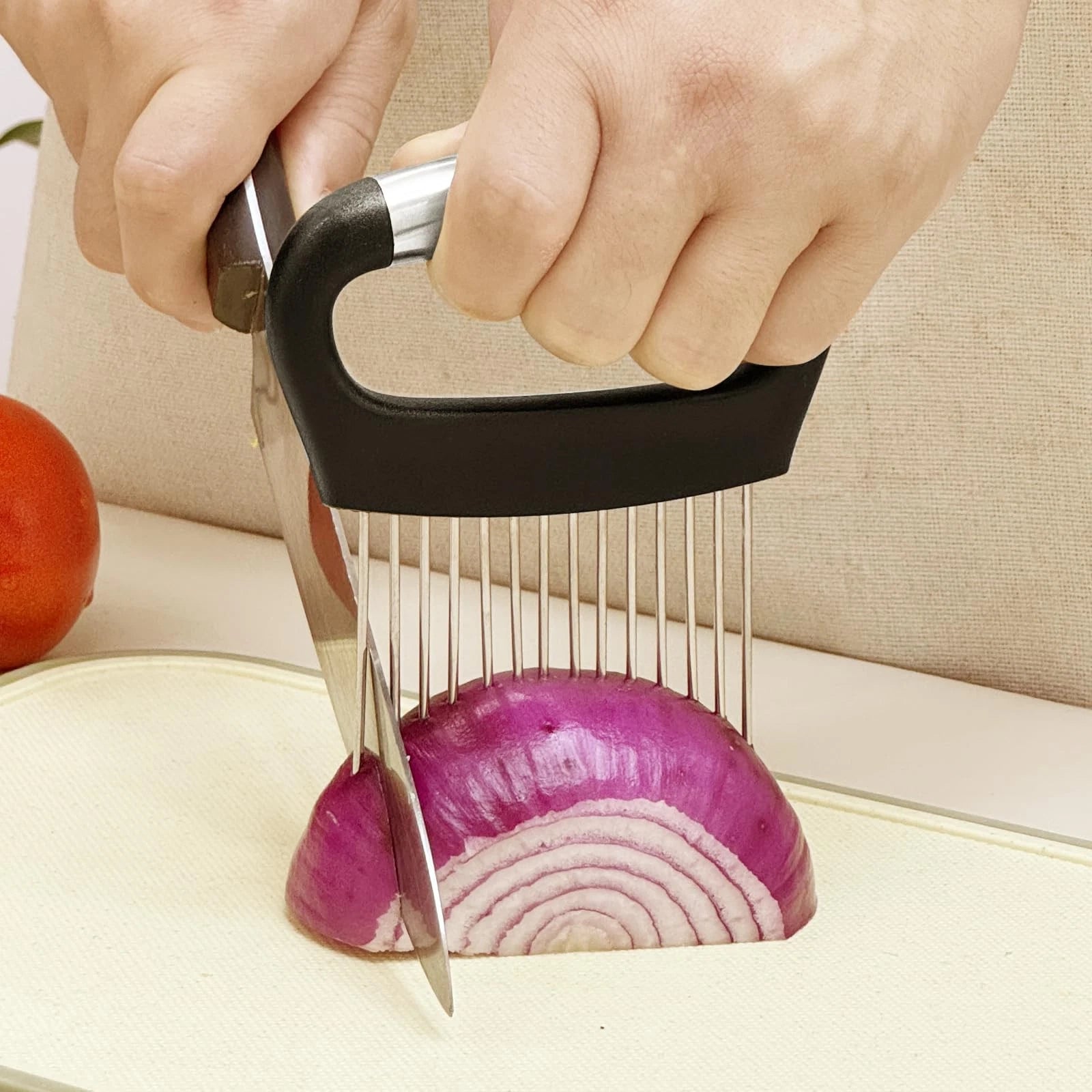 Furneet Onion & Vegetable Slicer with Protective Cover