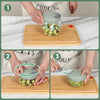 Manual Garlic & Vegetable Chopper – 500ml, Green