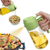 MEIDAYAI 2-in-1 Olive Oil Sprayer & Dispenser – 16oz (Green)